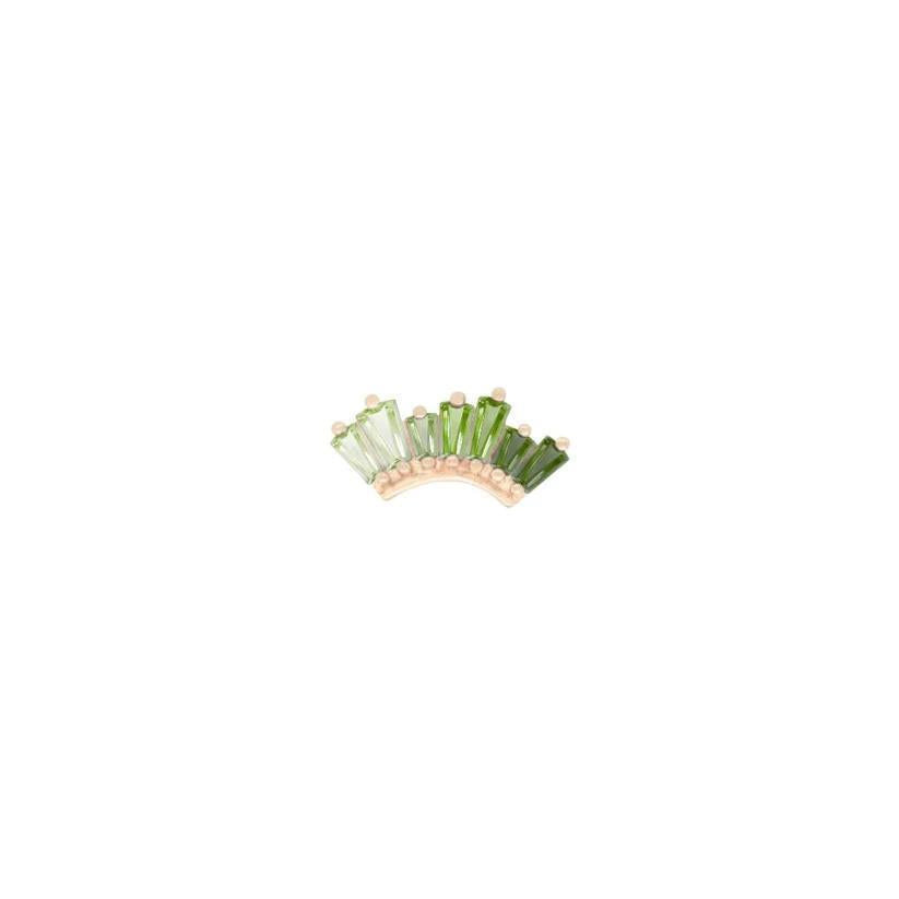 Buddha | 14k Gold | Enlighten Threadless End | Green Tourmaline + Peridot