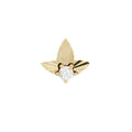 Buddha | 14k gold | Gratitude | Clear CZ