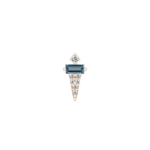 Buddha | 14k gold | Dystrikt | London Blue Topaz