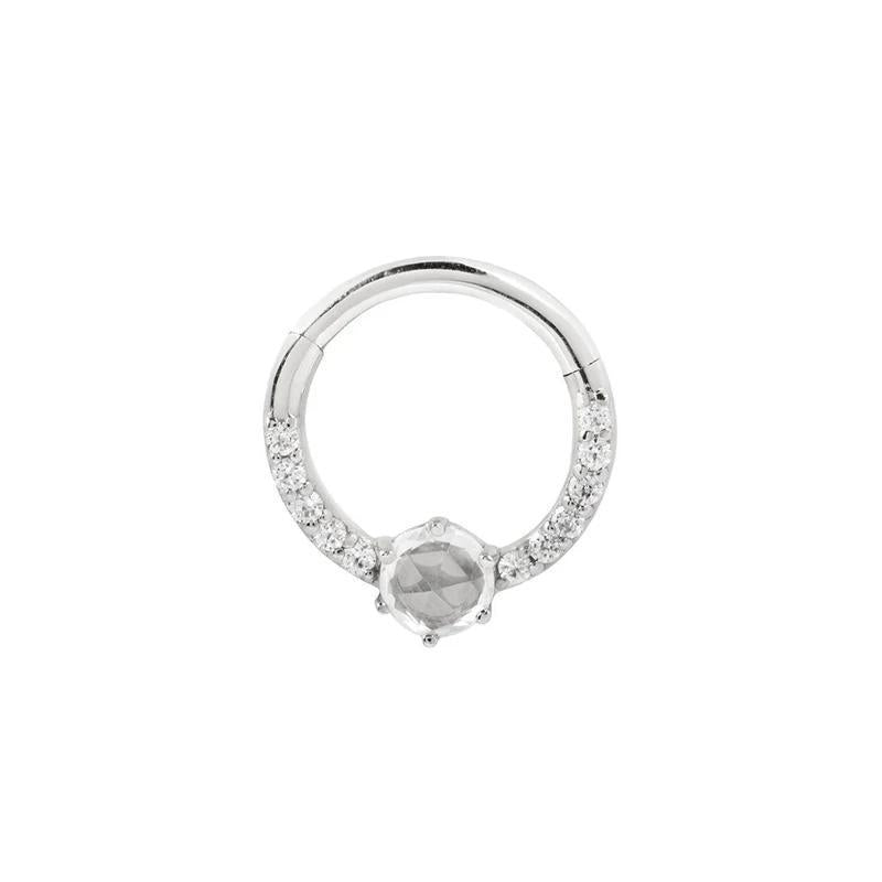 Buddha | 14k gold | Tinsley | White Sapphire + CZ