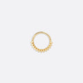 Tether | 14k gold | Petite Carbonado Seam Ring