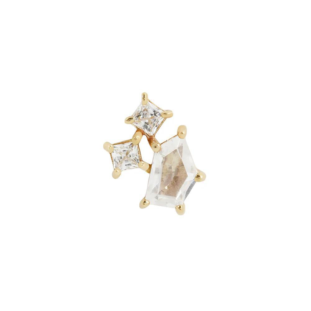 Buddha | 14k gold | Lyra | Swarovski Crystal CZ