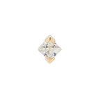Buddha | 14k gold | Celestial | White Diamond