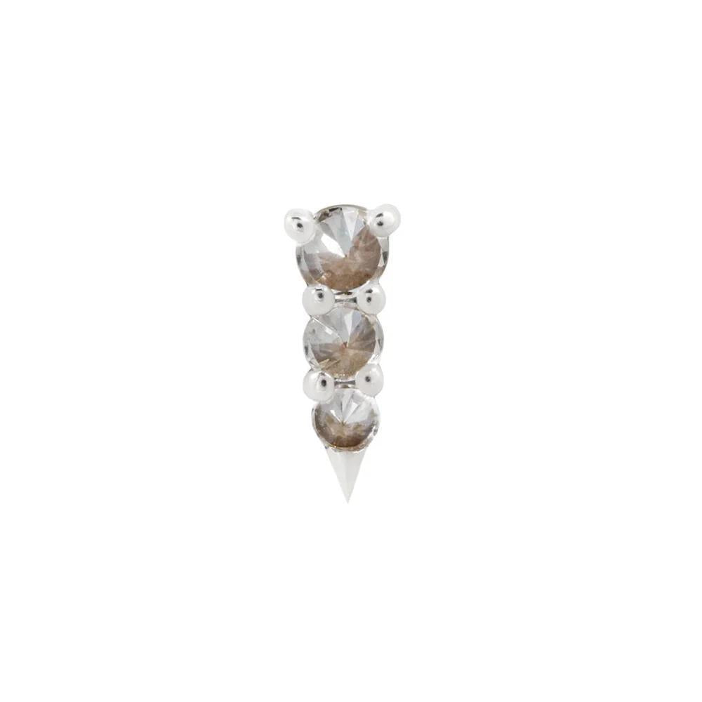 Buddha | 14k gold | Bowery Reverse Set | Swarovski Crystal CZ