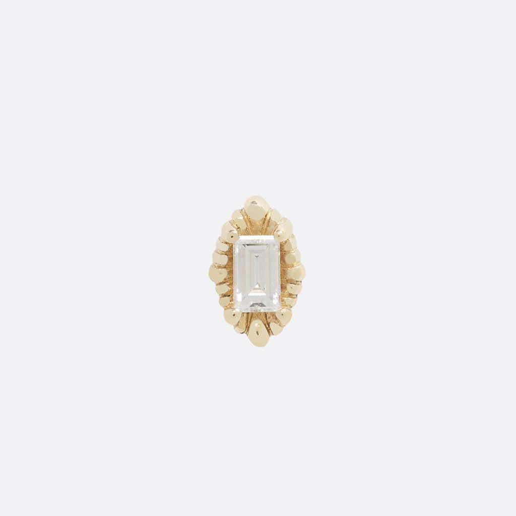 Tether | 14k gold | Melange Baguette | Diamond
