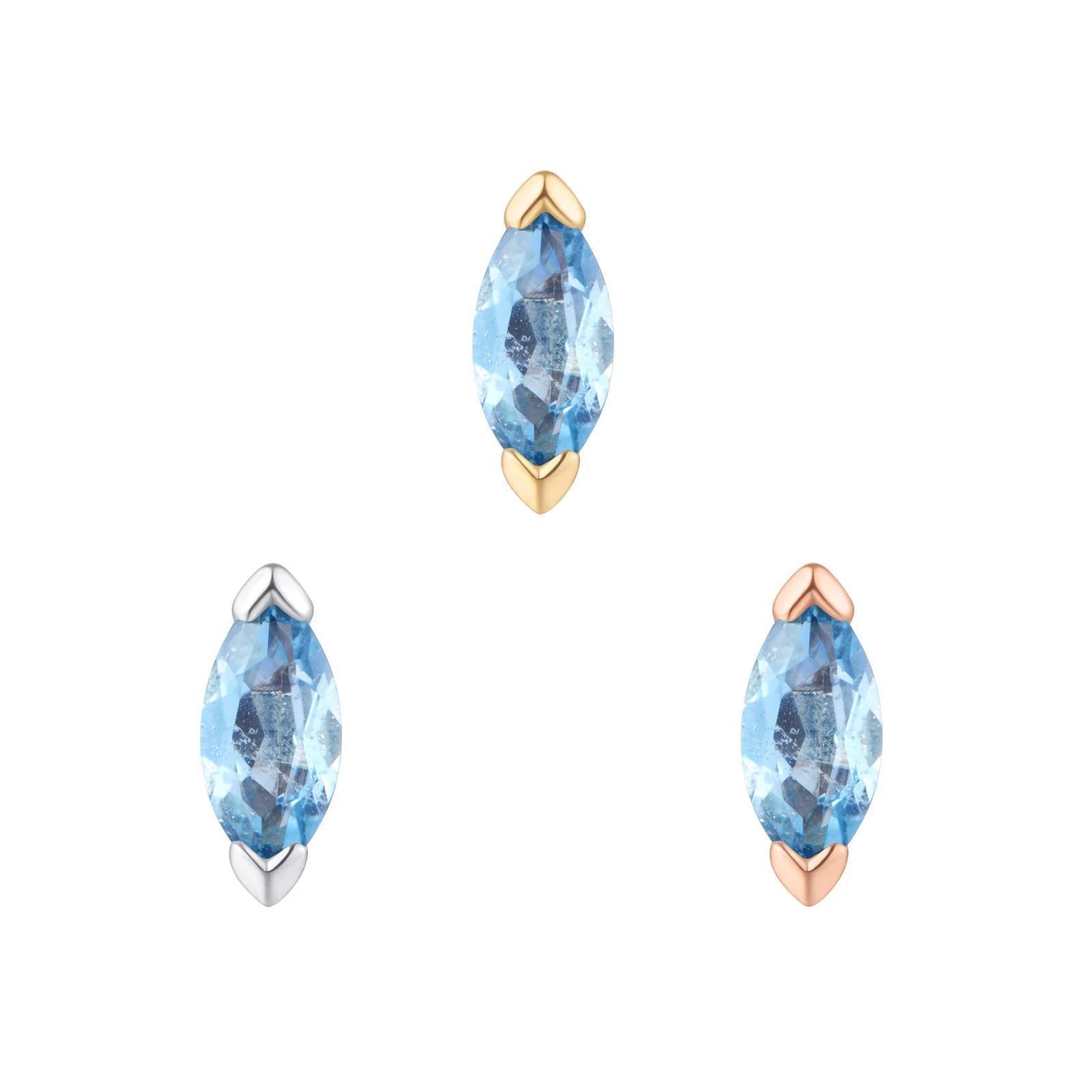 Buddha | 14k gold | Zuri | London Blue Topaz