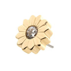 Invictus | 14k gold | Sunflower | CZ