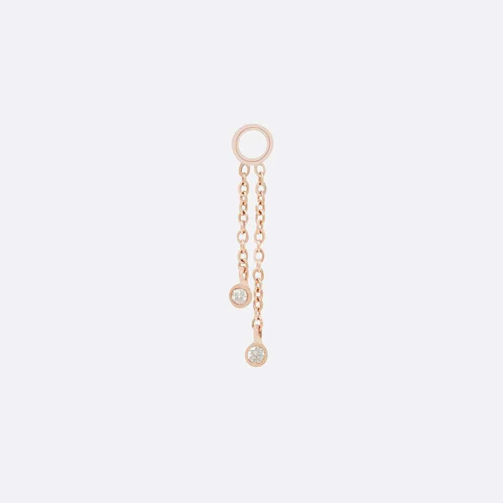 Tether | 14k gold | Gemmed Cascade 2 | Diamond