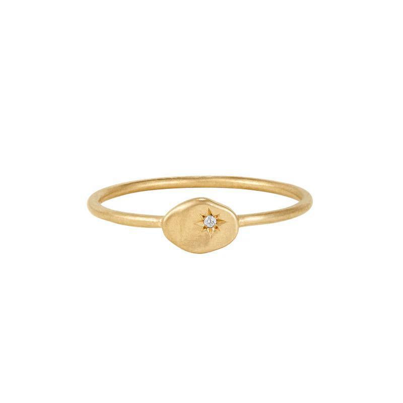 Buddha | 14k gold | RION x Buddha North Star Ring | Diamond