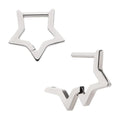 Inv | Titanium | Star Hinged Segment Clicker | 16g 5/16" (8mm)