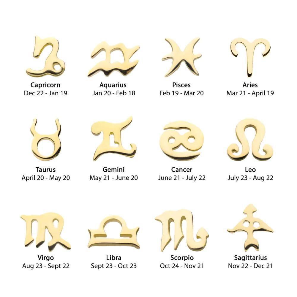 Invictus | 14k gold | Zodiac Signs