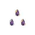 Buddha | 14k Gold | Occasion Threadless End | Amethyst