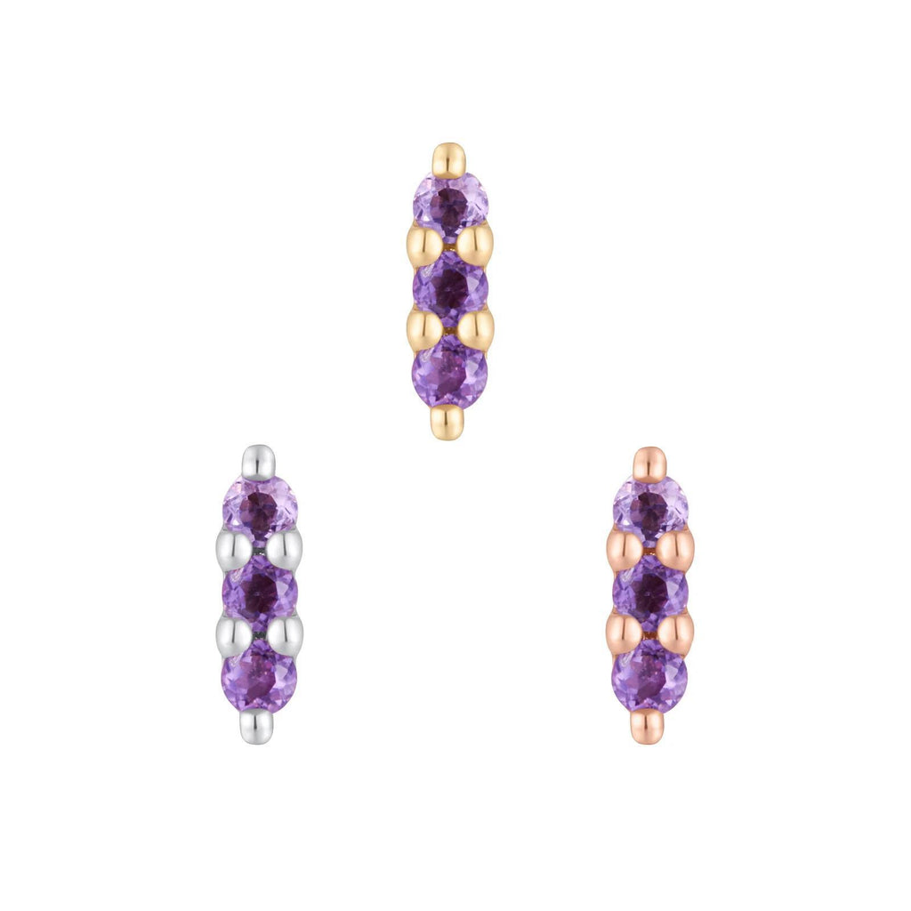 Buddha | 14k gold | Mishka 3 | Amethyst
