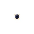 Buddha | 14k gold | Prong | Blue Sapphire