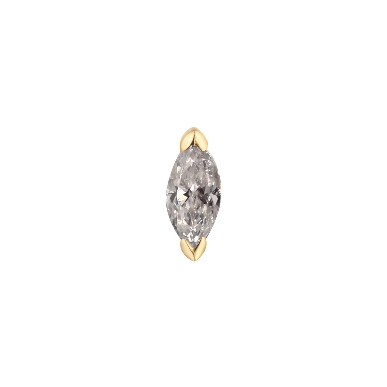 Buddha | 14k gold | Zuri | Grey Diamond