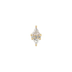 Buddha | 14k gold | Le Tigre | Swarovski Crystal CZ
