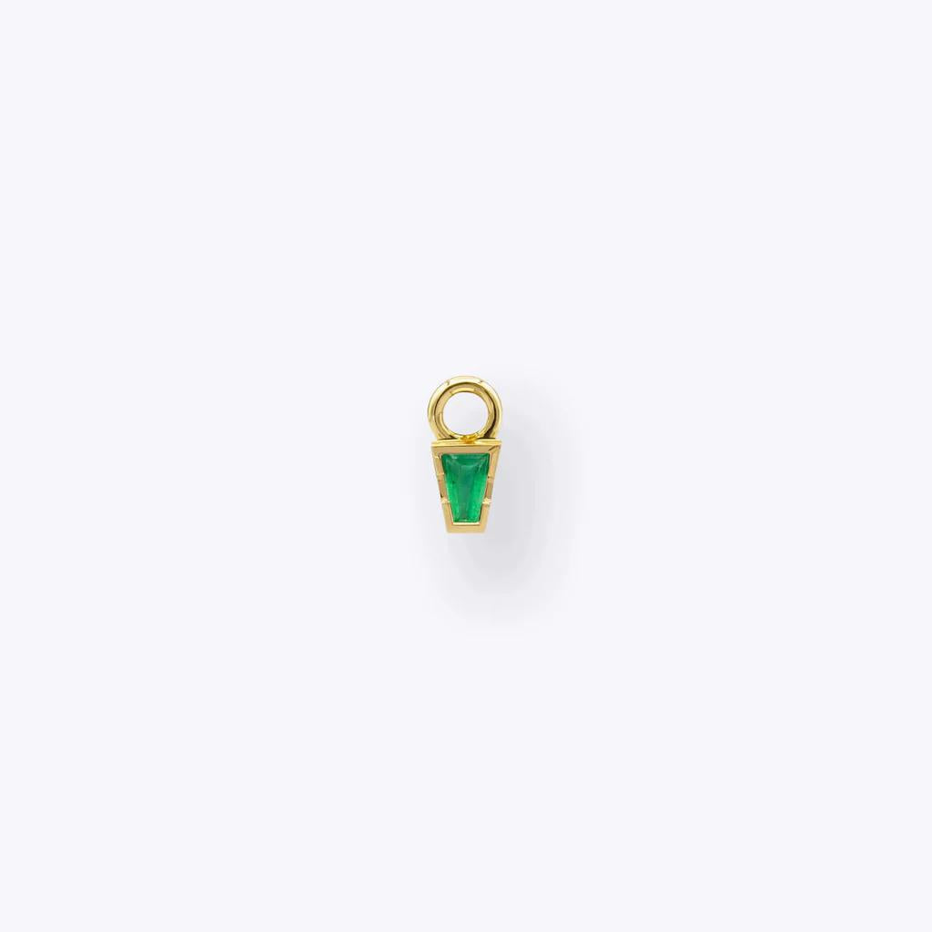 Tether | 14k gold | Linda Charm | Emerald