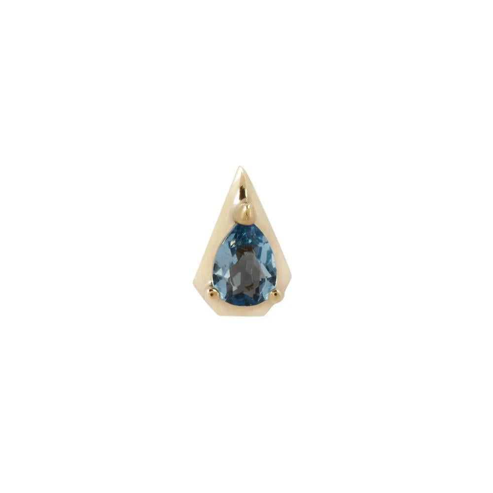 Buddha | 14k gold | Alaia | London Blue Topaz