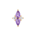 Buddha | 14k gold | Ethereal | Amethyst + CZ