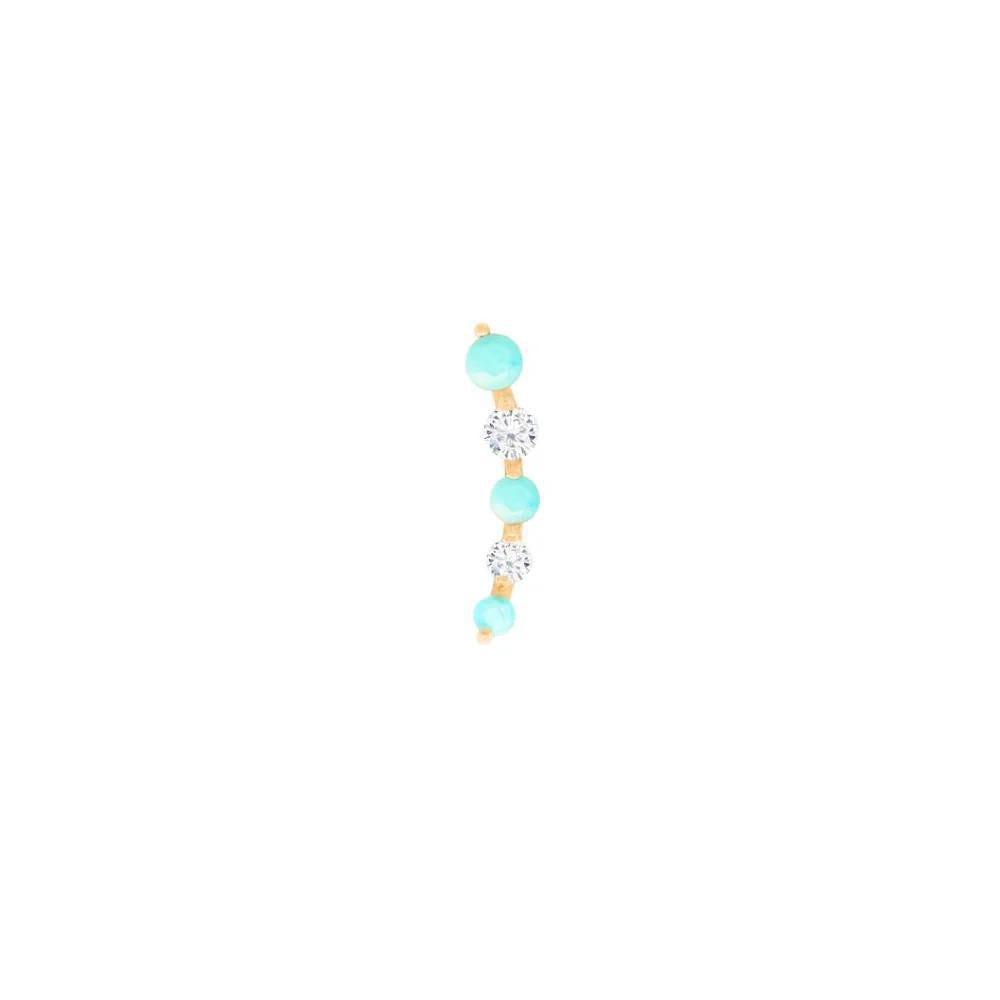 Buddha | 14k gold | Flow | Turquoise