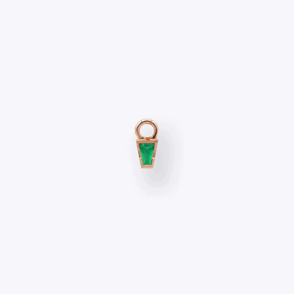Tether | 14k gold | Linda Charm | Emerald