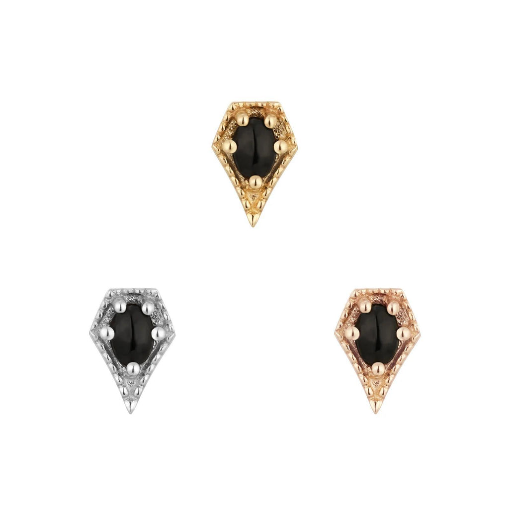 Buddha | 14k gold | Cadence | Black Spinel