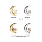 Invictus | 14k gold | Crescent Moon