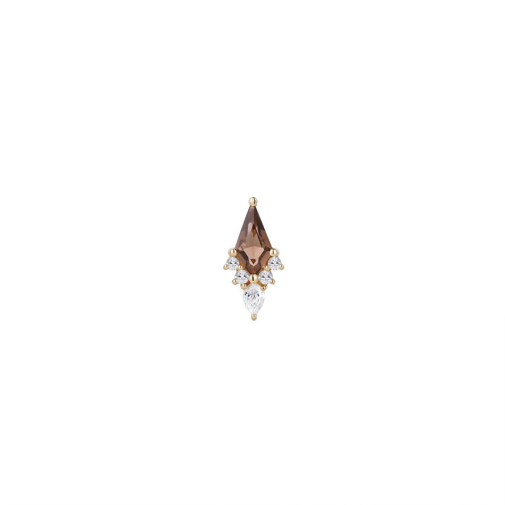 Buddha | 14k gold | Afterglow | Smoky Quartz