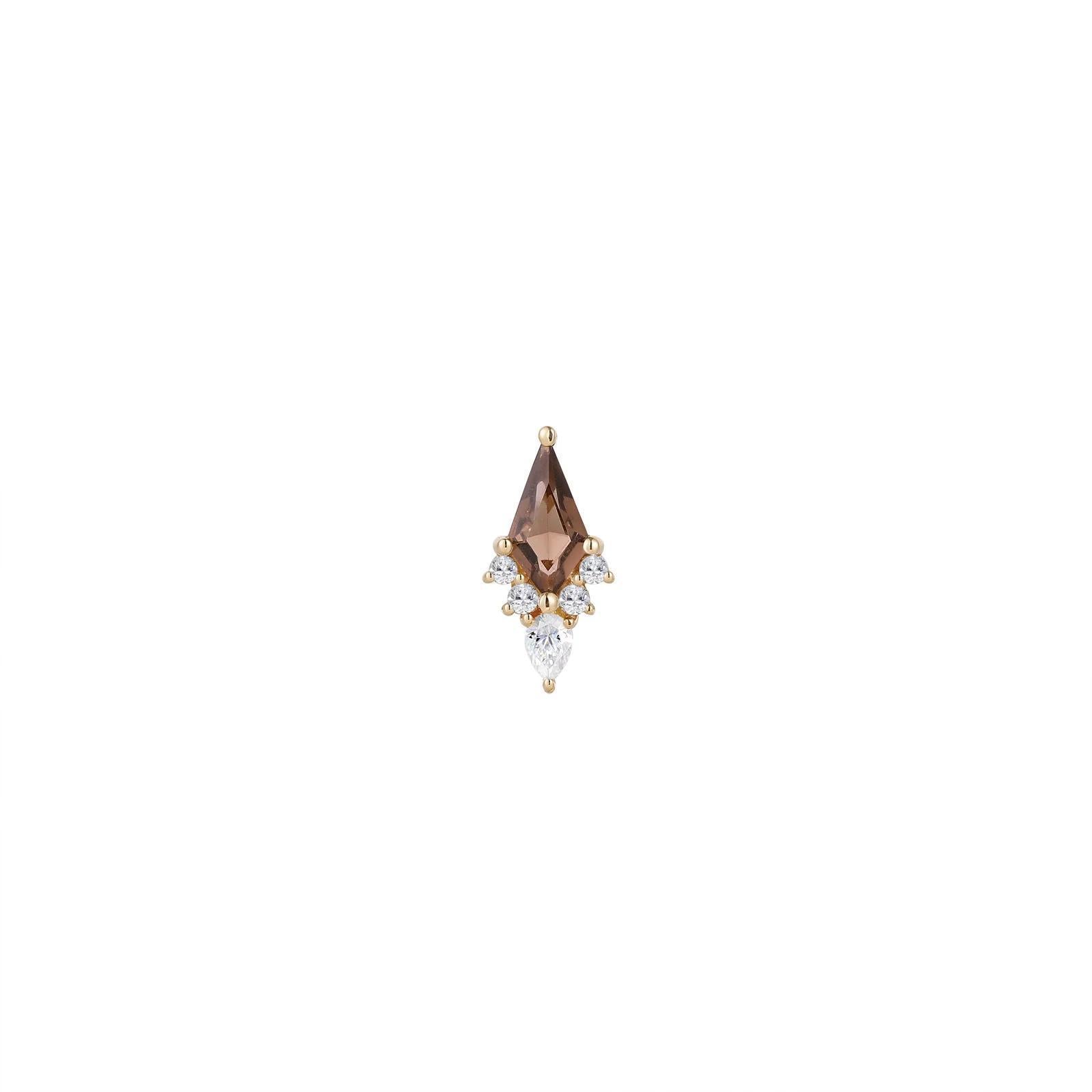 Buddha | 14k gold | Afterglow | Smoky Quartz