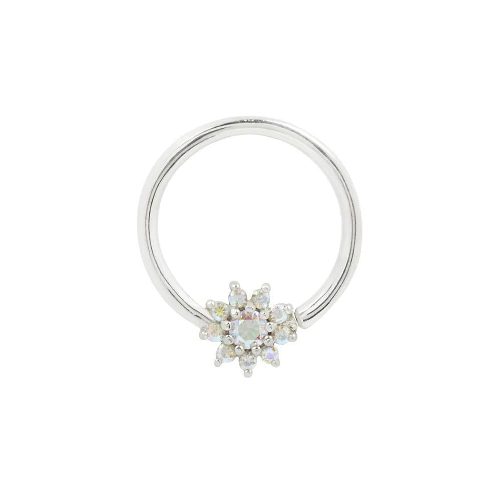 Buddha | 14k gold | Eloise Seam Ring | Mercury Mist Topaz