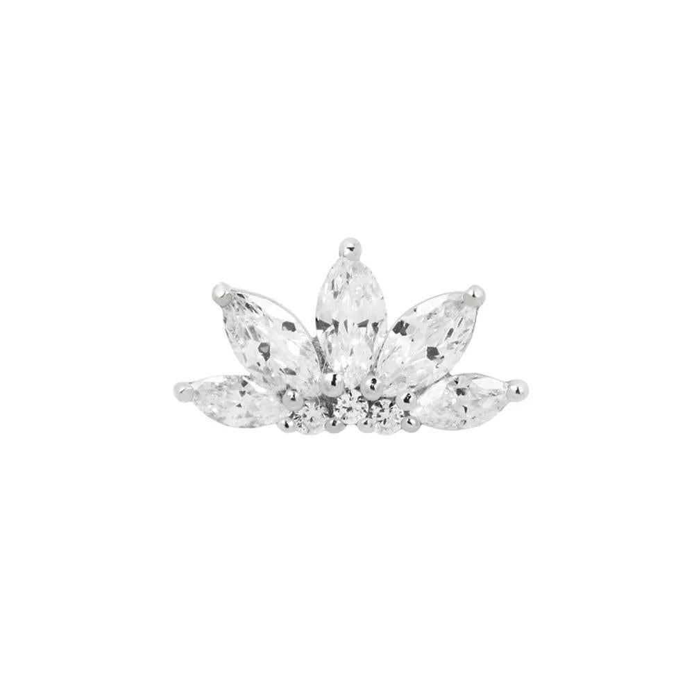 Buddha | 14k gold | Mini Valentina | Clear CZ
