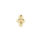 Buddha | 14k gold | 4 Bead Cluster
