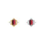 Buddha | 14k gold | Reyna | Garnet