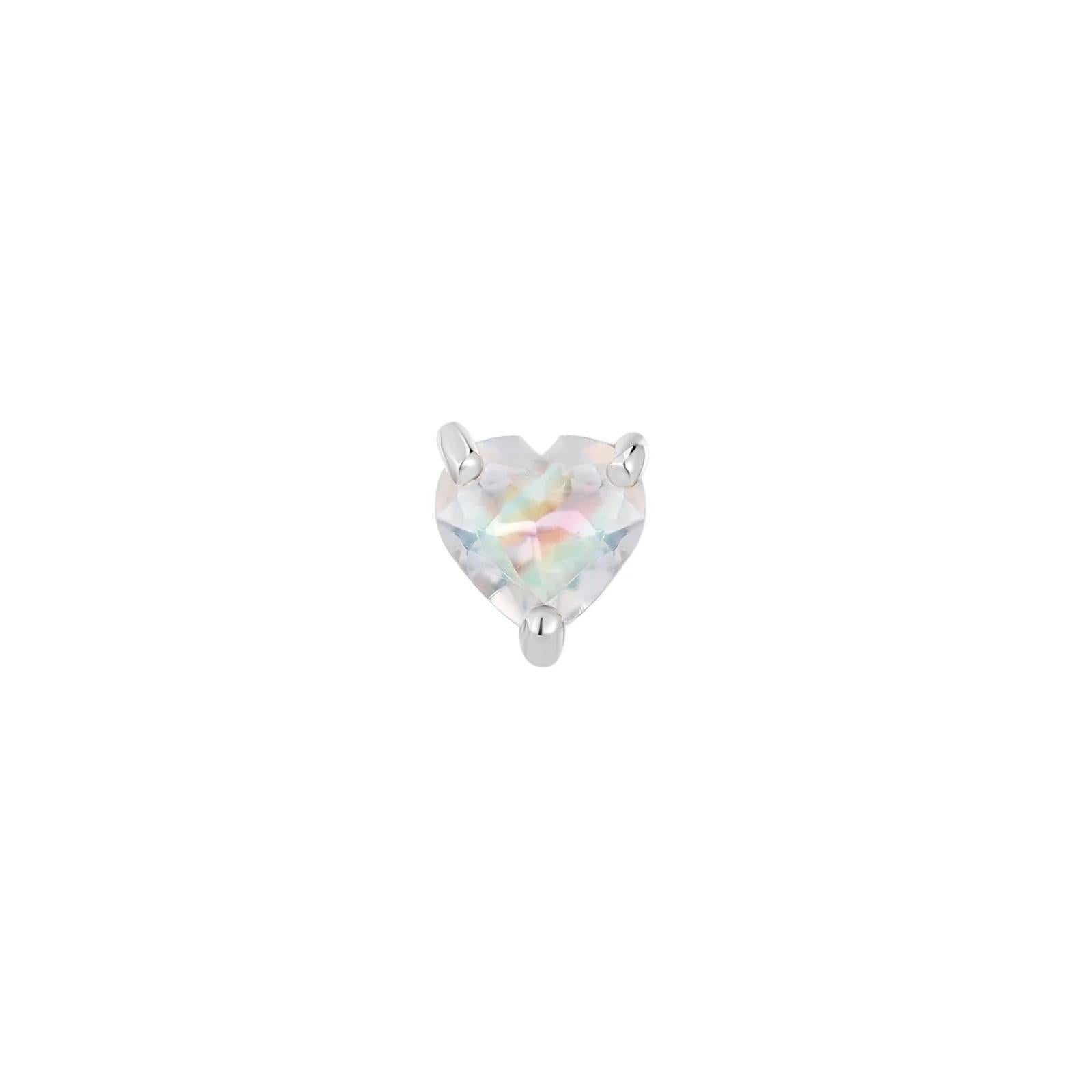 Buddha | 14k gold | Heart | Rainbow Moonstone