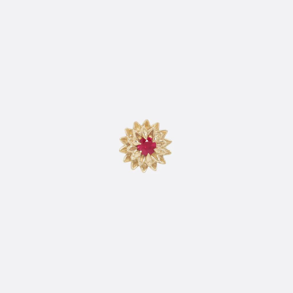 Tether | 14k gold | Dahlia | Ruby