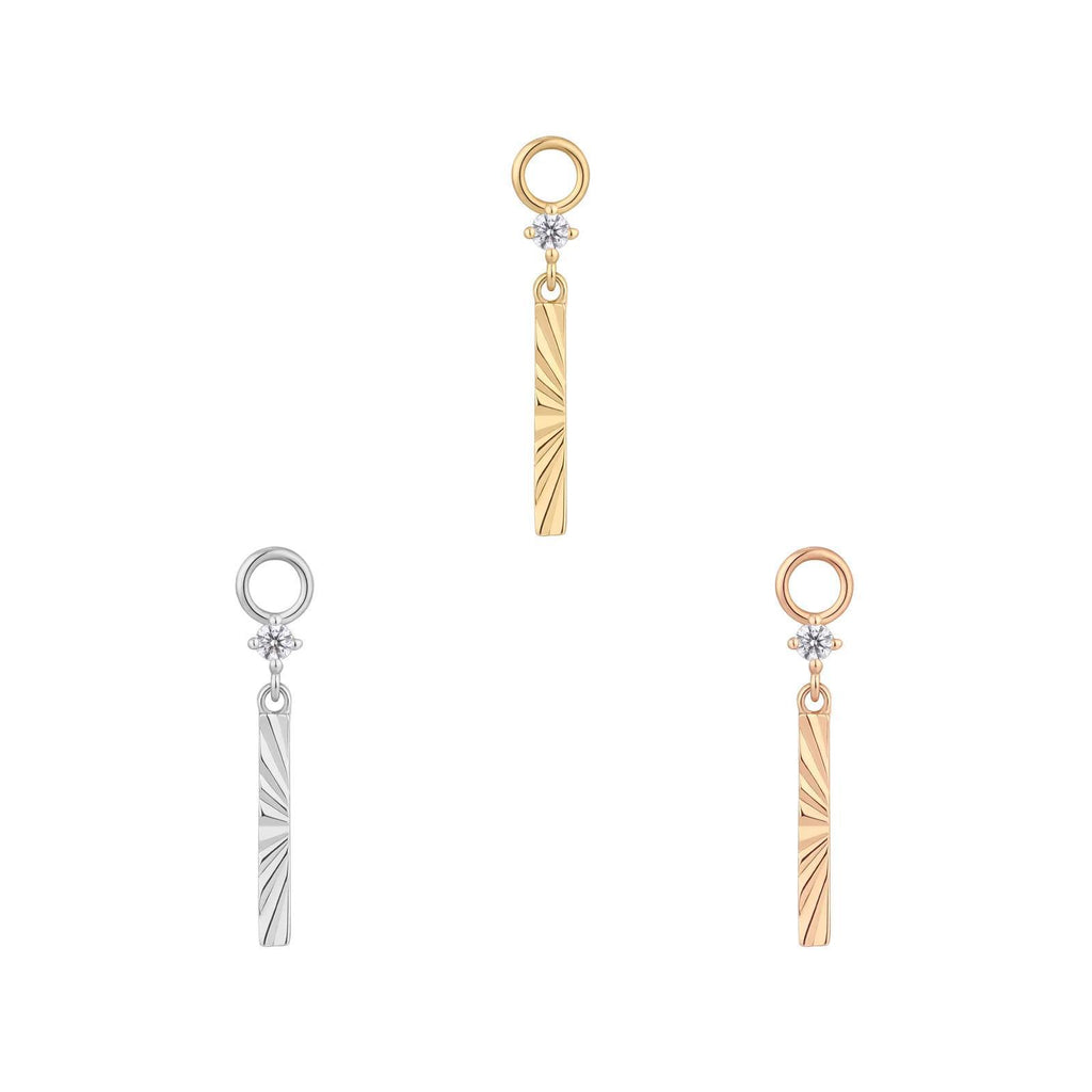 Buddha | 14k gold | Labyrinth Charm | Swarovski Crystal CZ