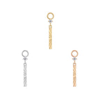 Buddha | 14k gold | Labyrinth Charm | Swarovski Crystal CZ