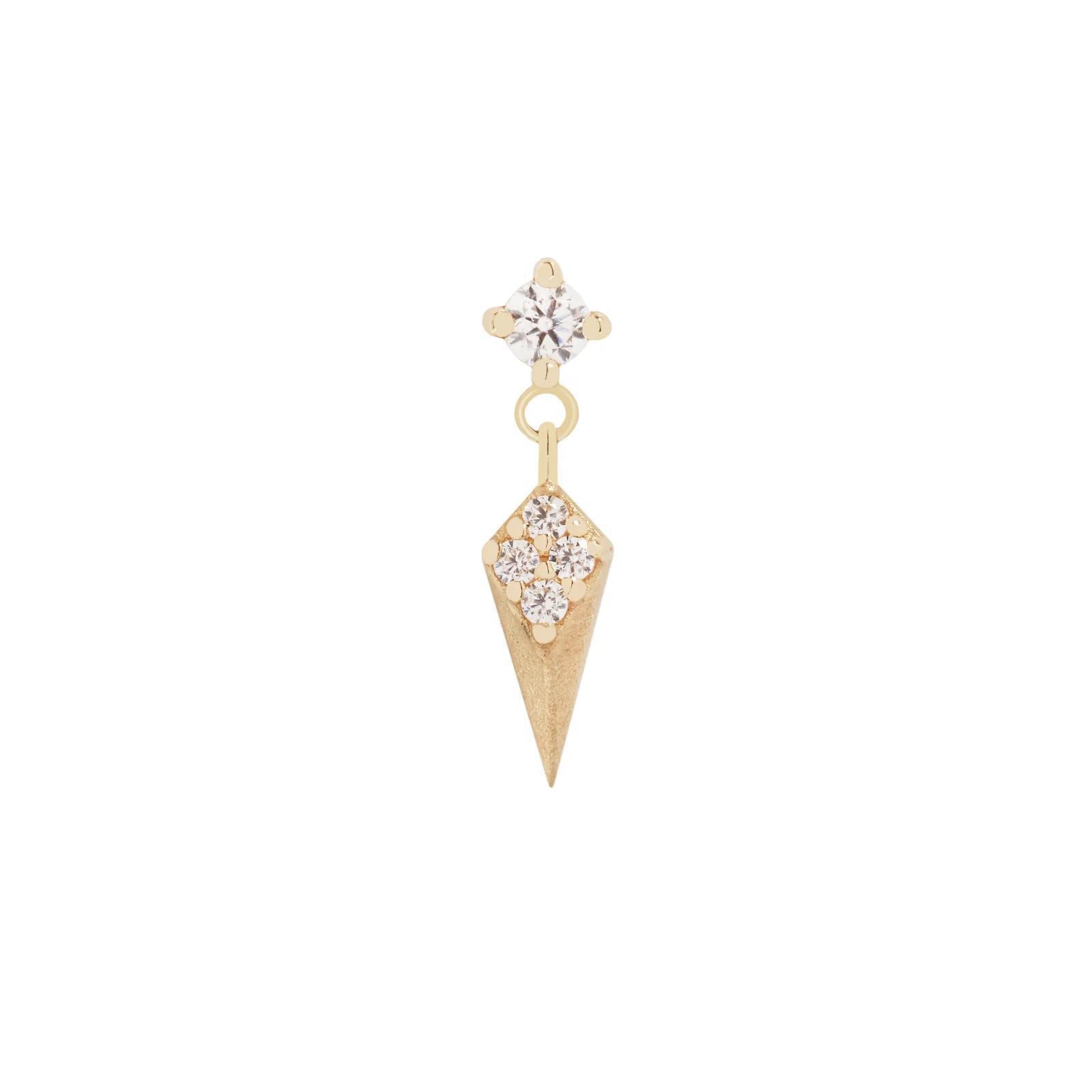 Buddha | 14k gold | Artform | Clear CZ