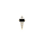 Buddha | 14k gold | Dystrikt | Black Spinel + CZ