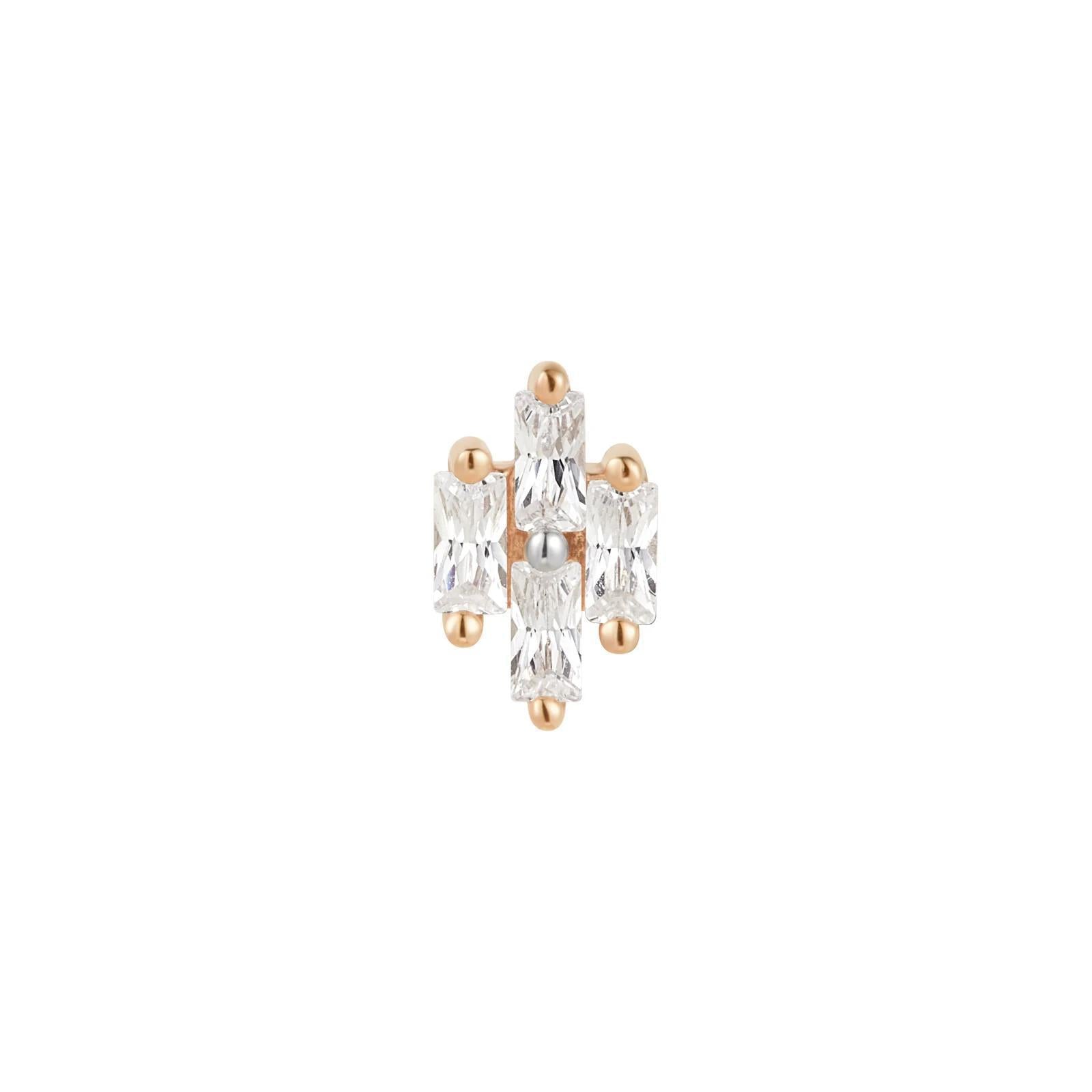 Buddha | 14k gold | Fate | Clear CZ