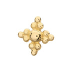 Invictus | 14k gold | Tri-bead Flower Top