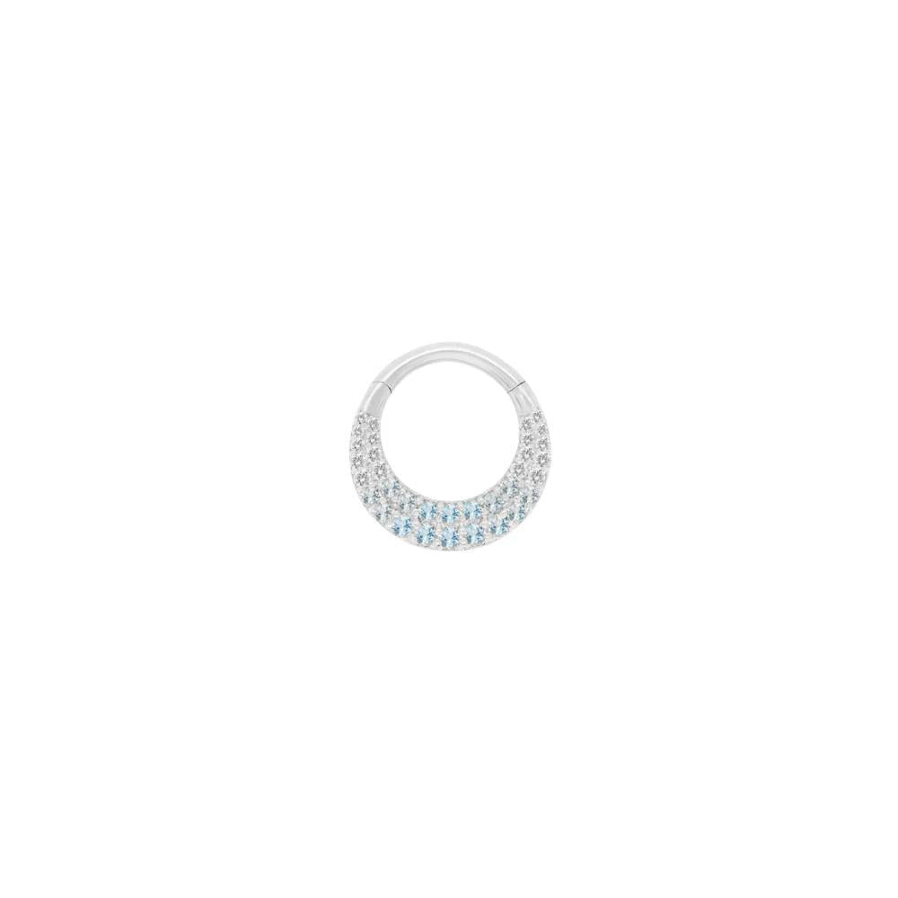 Buddha | 14k gold | Metamorphosis | London, Sky, + Swiss Blue Topaz