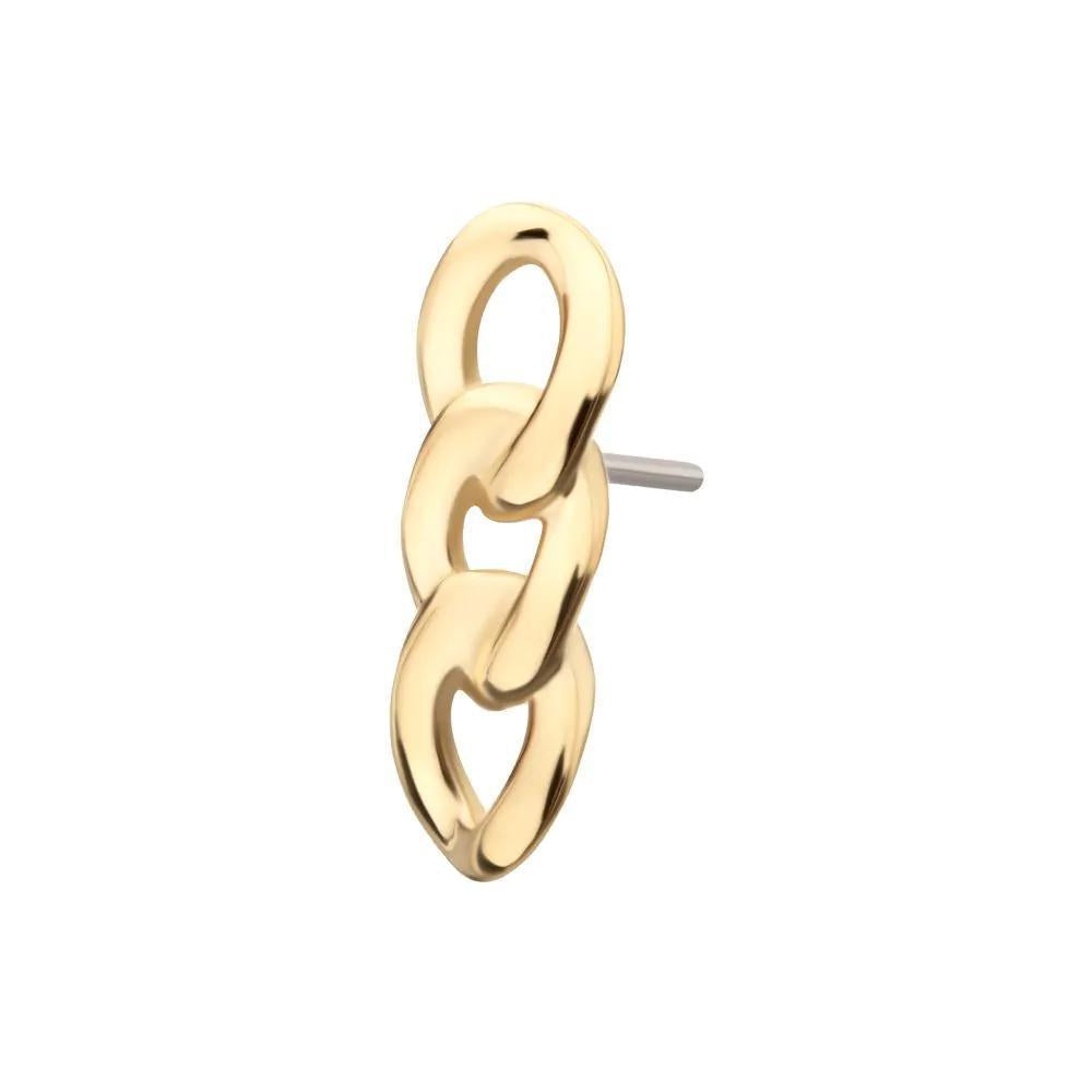 Invictus | 14k gold | 3-Link Chain Top
