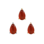 Buddha | 14k gold | Prong Pear | Garnet