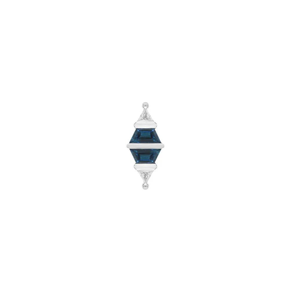 Buddha | 14k gold | Bang Bang | CZ + London Blue Topaz