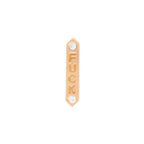 Buddha | 14k gold | "FUCK" | White Diamond