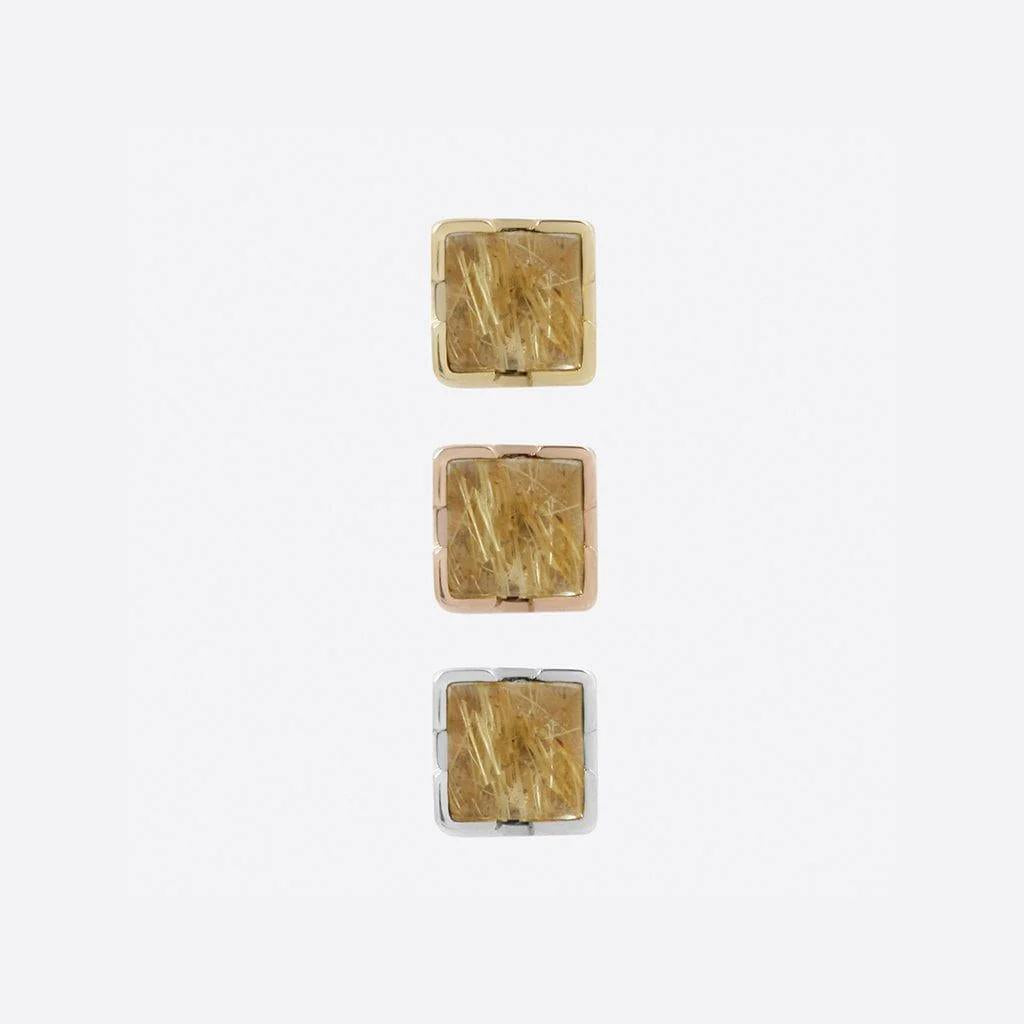 Tether | 14k gold | Gem Beta 04 | Rutilated Quartz