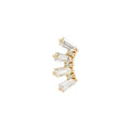 Buddha | 14k gold | Crown Jewels | Clear CZ