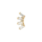 Buddha | 14k gold | Crown Jewels | Clear CZ