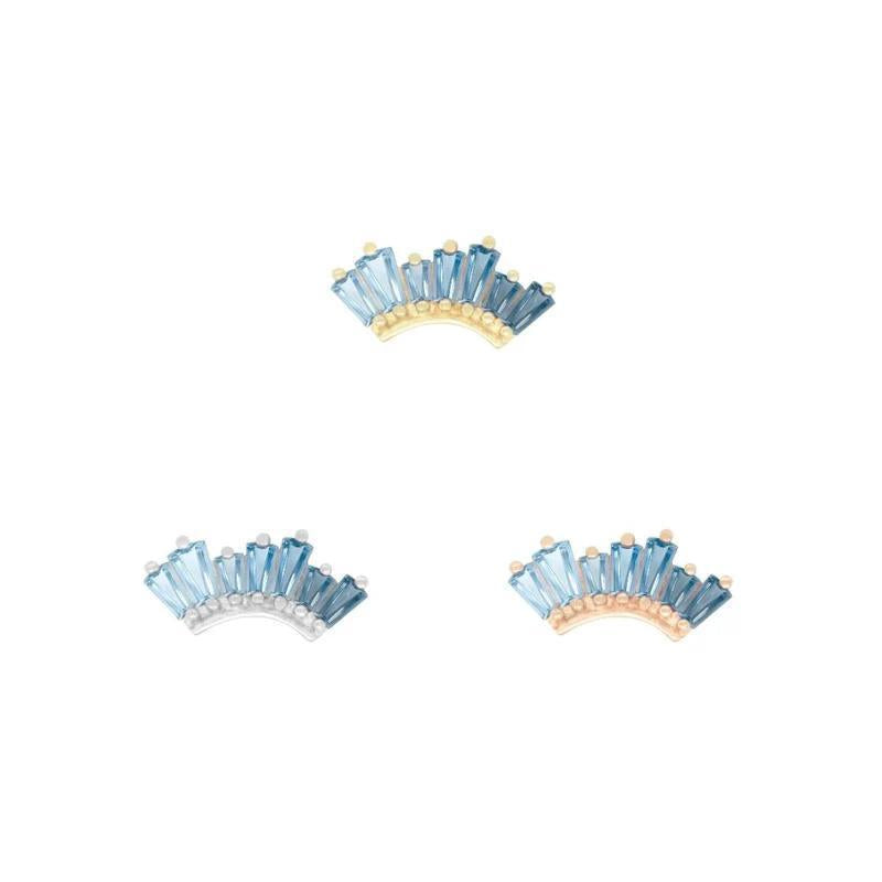 Buddha | 14k gold | Enlighten | Blue Topaz Ombre